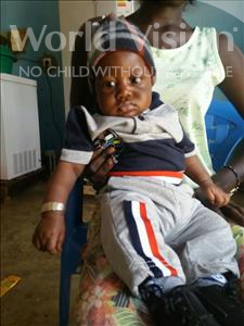 Choose a child to sponsor, like this little boy from Mbella, Matar age
