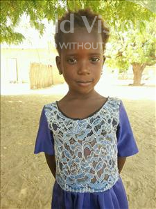 Choose a child to sponsor, like this little girl from Mbella, Sy age 4