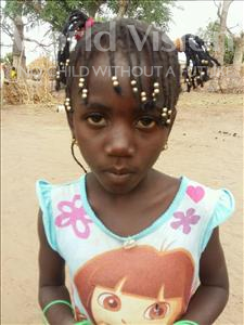 Choose a child to sponsor, like this little girl from Loul, Tening age 6