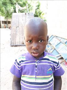 Choose a child to sponsor, like this little boy from Loul, Bassirou age 3