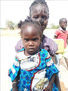 Choose a child to sponsor, like this little girl from Loul, Yvette Marthe Dib age 2