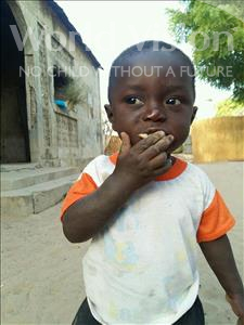 Choose a child to sponsor, like this little boy from Loul, Moustapha age 1