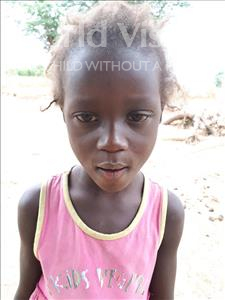 Choose a child to sponsor, like this little girl from Loul, Saly age 5