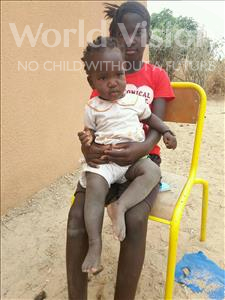 Choose a child to sponsor, like this little girl from Loul, Aicha Ndeye Mbade age 1
