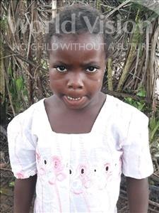 Choose a child to sponsor, like this little girl from Jong, Marie age 5
