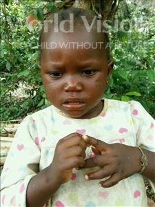 Choose a child to sponsor, like this little girl from Jong, Matu age 2