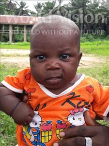 Choose a child to sponsor, like this little girl from Jong, Jebbeh age