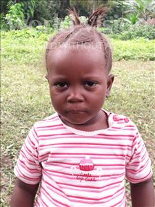 Choose a child to sponsor, like this little girl from Jong, Isha age 2
