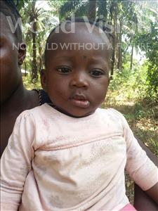Choose a child to sponsor, like this little girl from Imperi, Fatmata age 1