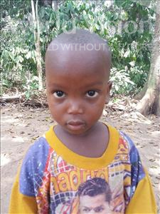 Choose a child to sponsor, like this little boy from Imperi, Lansana age 4