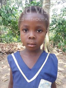 Choose a child to sponsor, like this little girl from Imperi, Isata age 7
