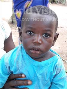 Choose a child to sponsor, like this little boy from Imperi, Sheku age 1