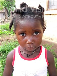 Choose a child to sponsor, like this little girl from Imperi, Jeneba age 4