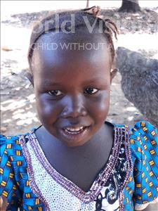Choose a child to sponsor, like this little girl from Imperi, Nafisatu age 4