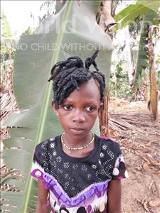 Choose a child to sponsor, like this little girl from Imperi, Yatta age 6