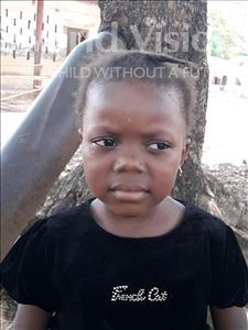 Choose a child to sponsor, like this little girl from Imperi, Mamie age 5