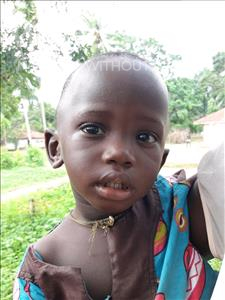 Choose a child to sponsor, like this little boy from Imperi, Abel Bando age 1
