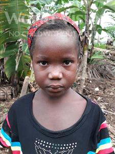 Choose a child to sponsor, like this little girl from Imperi, Nancy age 6