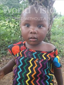 Choose a child to sponsor, like this little girl from Imperi, Mariama age 1
