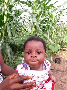 Choose a child to sponsor, like this little girl from Imperi, Salamatu age