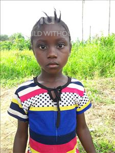 Choose a child to sponsor, like this little girl from Tegloma, Wuyata age 7