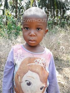 Choose a child to sponsor, like this little boy from Tegloma, Tommy age 2