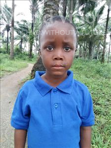 Choose a child to sponsor, like this little boy from Tegloma, Augustine age 2