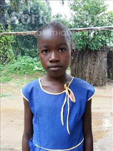 Choose a child to sponsor, like this little girl from Tegloma, Doris age 7