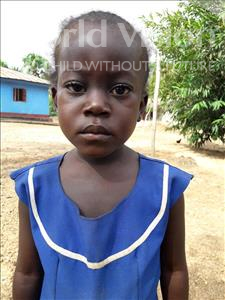 Choose a child to sponsor, like this little girl from Jaiama Bongor, Zainab age 4