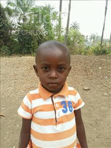 Choose a child to sponsor, like this little boy from Jaiama Bongor, Mohamed age 3