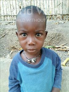 Choose a child to sponsor, like this little girl from Jaiama Bongor, Foday age 2