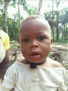 Choose a child to sponsor, like this little girl from Jaiama Bongor, Mamie age 1