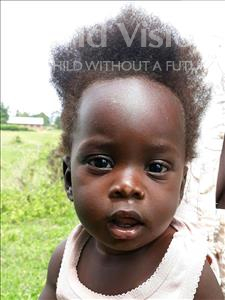 Choose a child to sponsor, like this little girl from Busitema, Shonell age 2