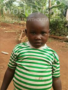 Choose a child to sponsor, like this little boy from Ntwetwe, Kelebu age 3