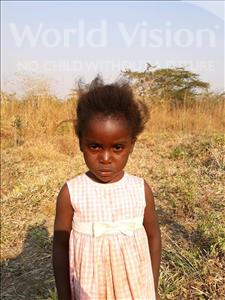 Choose a child to sponsor, like this little girl from Keembe, Josephine age 5