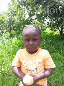 Choose a child to sponsor, like this little girl from Keembe, Prinsence age 3