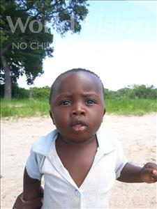 Choose a child to sponsor, like this little boy from Keembe, Patrick age 1