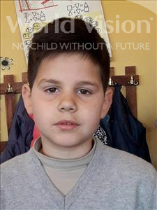 Choose a child to sponsor, like this little boy from Shkodra, Saimir age 10