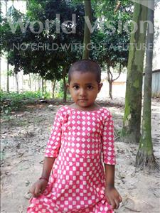 Choose a child to sponsor, like this little girl from Ghoraghat, Ruchi Rani age 3