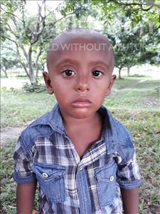 Choose a child to sponsor, like this little boy from Ghoraghat, Jisan age 3