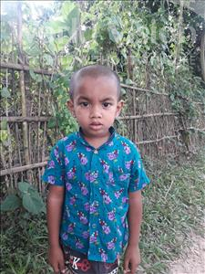 Choose a child to sponsor, like this little boy from Ghoraghat, Asin age 3