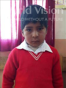 Choose a child to sponsor, like this little boy from Khantati, Yerco age 7