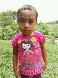 Choose a child to sponsor, like this little girl from Maya, Mildren Norelia age 4