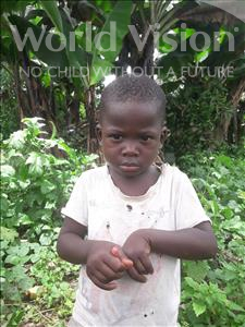 Choose a child to sponsor, like this little boy from Tegloma, Andrew age 3