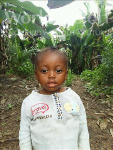 Choose a child to sponsor, like this little girl from Tegloma, Maseray age 2