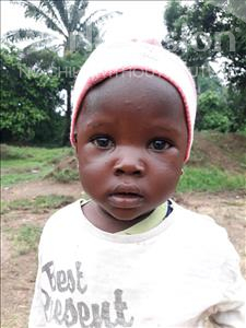 Choose a child to sponsor, like this little girl from Jaiama Bongor, Balu age 1