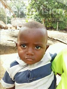 Choose a child to sponsor, like this little boy from Jaiama Bongor, Kama age 4