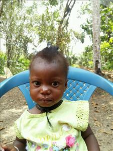 Choose a child to sponsor, like this little girl from Jaiama Bongor, Massah age 1