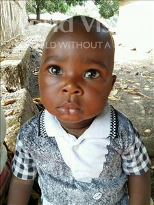 Choose a child to sponsor, like this little boy from Jaiama Bongor, Isac age 1