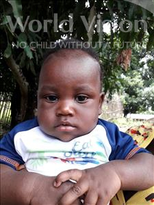 Choose a child to sponsor, like this little boy from Jaiama Bongor, Ezekeal age